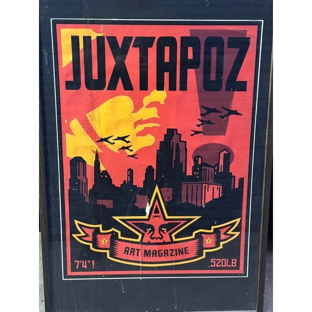 Vintage Obey Propaganda Poster Juxtapoz Magazine Shepard Fairey 2001 - 31"x21"